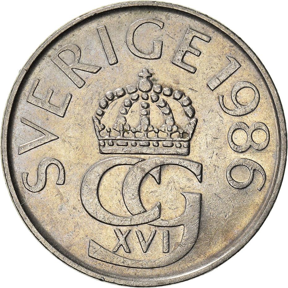 Swedish 5 Kronor Coin | King Carl XVI Gustaf | Sweden | 1976 - 1992