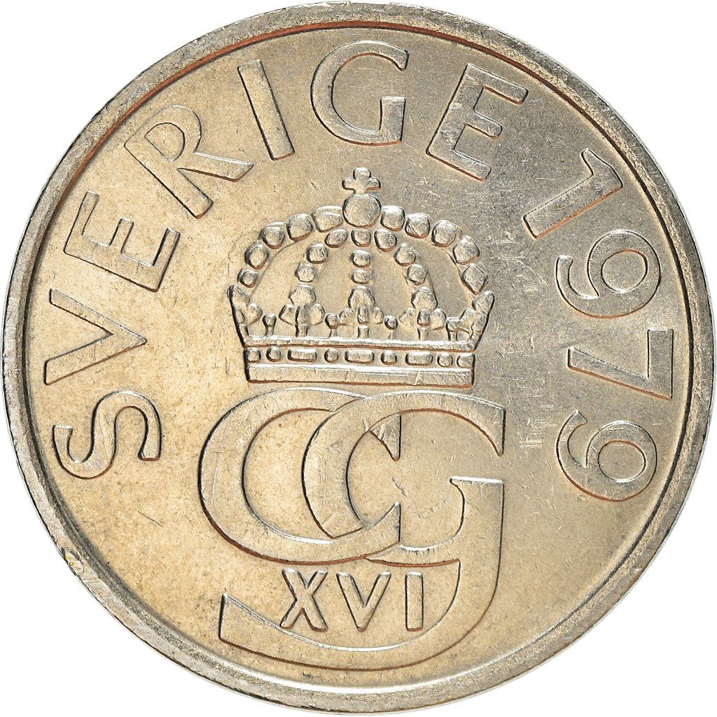 Swedish 5 Kronor Coin | King Carl XVI Gustaf | Sweden | 1976 - 1992