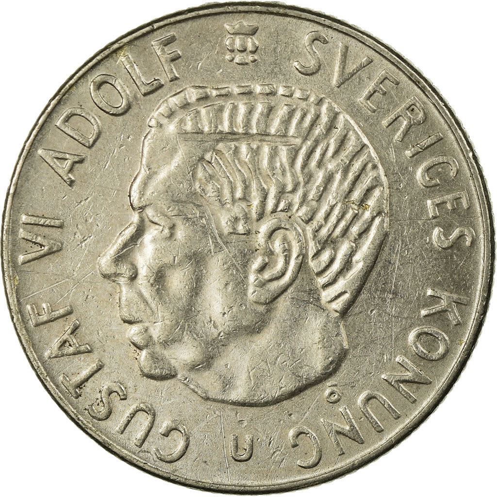 Swedish Coin 1 Krona | Gustaf VI Adolf | Sweden | 1968 - 1973