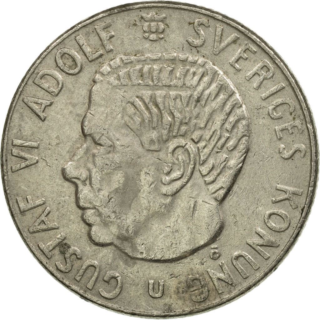 Swedish Coin 1 Krona | Gustaf VI Adolf | Sweden | 1968 - 1973