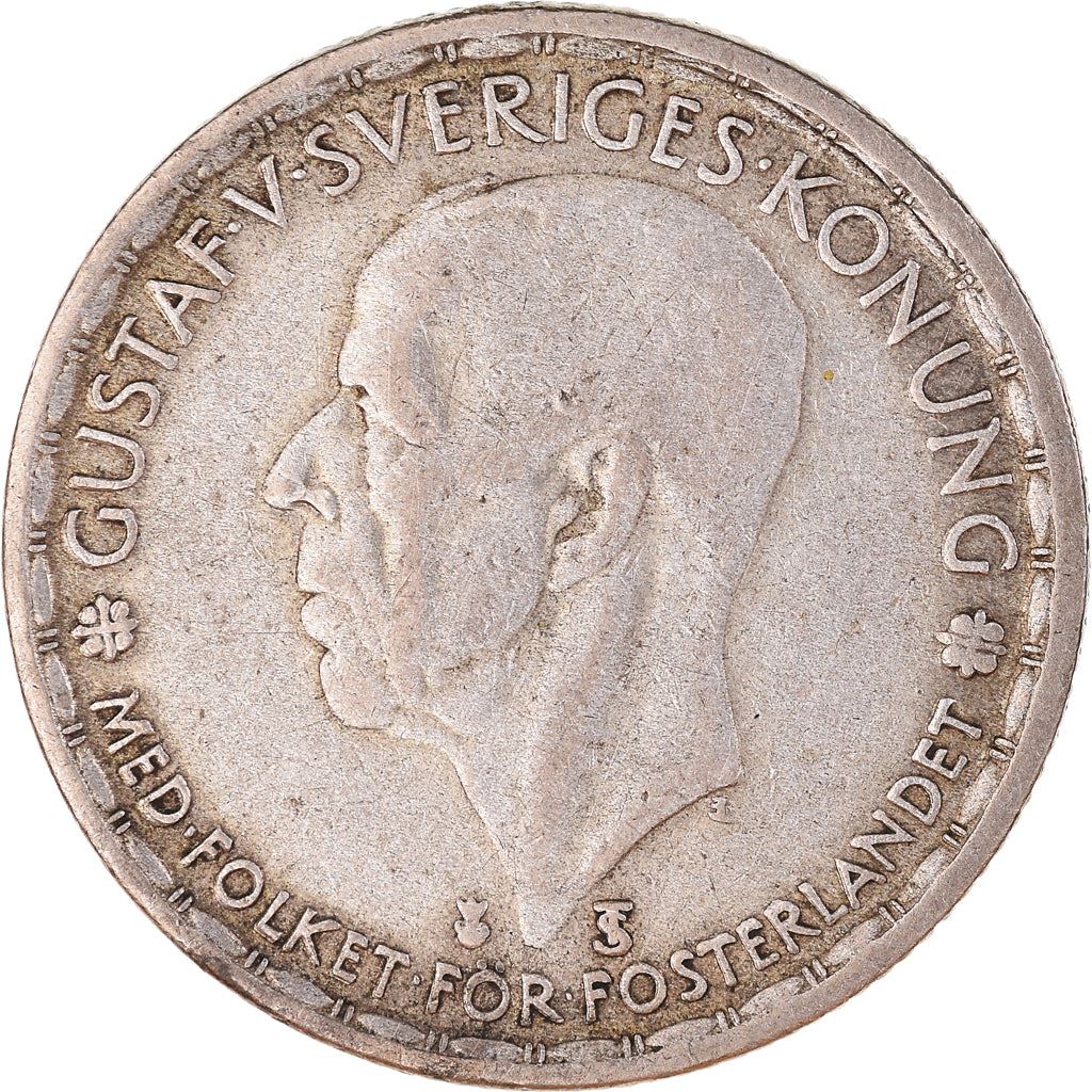 Swedish Coin 1 Krona | King Gustaf V | Sweden | 1942 - 1950