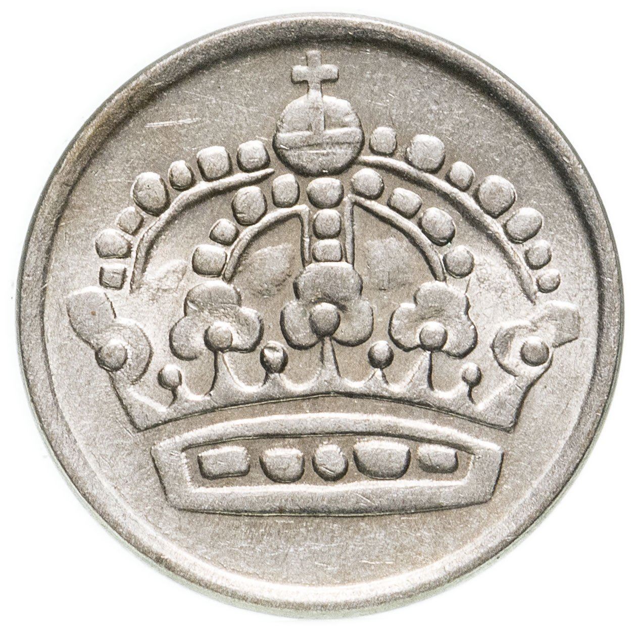 Swedish Coin 10 Ore Coin | King Gustaf VI Adolf | Crown | Sweden | 1952 - 1962