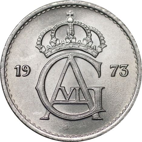 Swedish Coin 10 Öre | King Gustaf VI Adolf | Sweden | 1962 - 1973