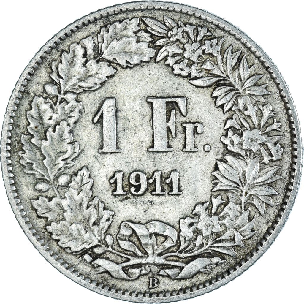 Switzerland Coin Swiss 1 Franc | Helvetia | KM24 | 1875 - 1967