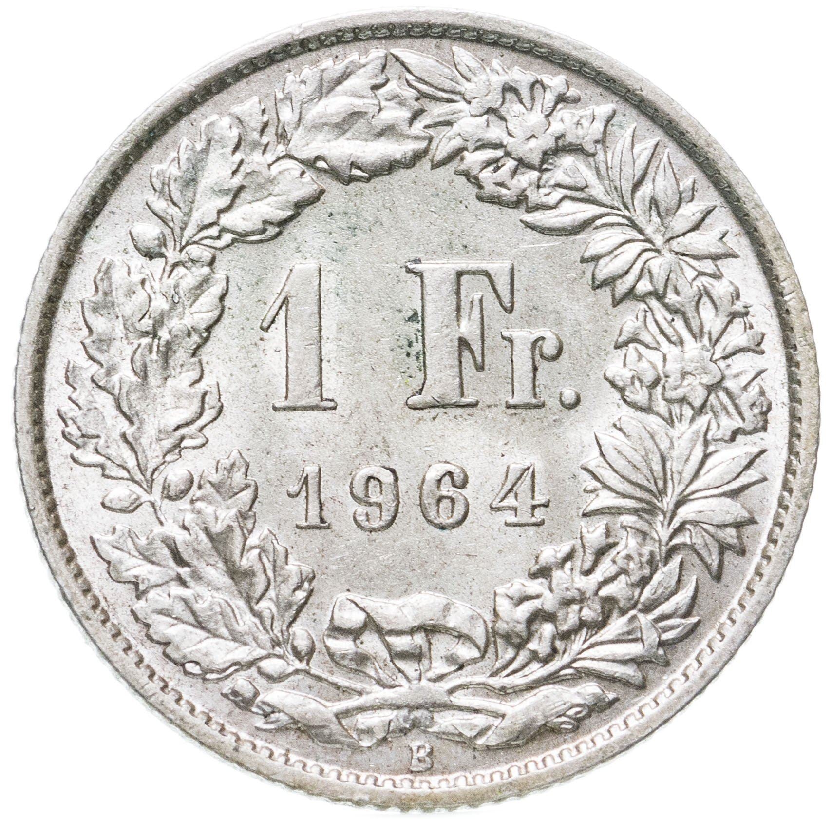 Switzerland Coin Swiss 1 Franc | Helvetia | KM24 | 1875 - 1967