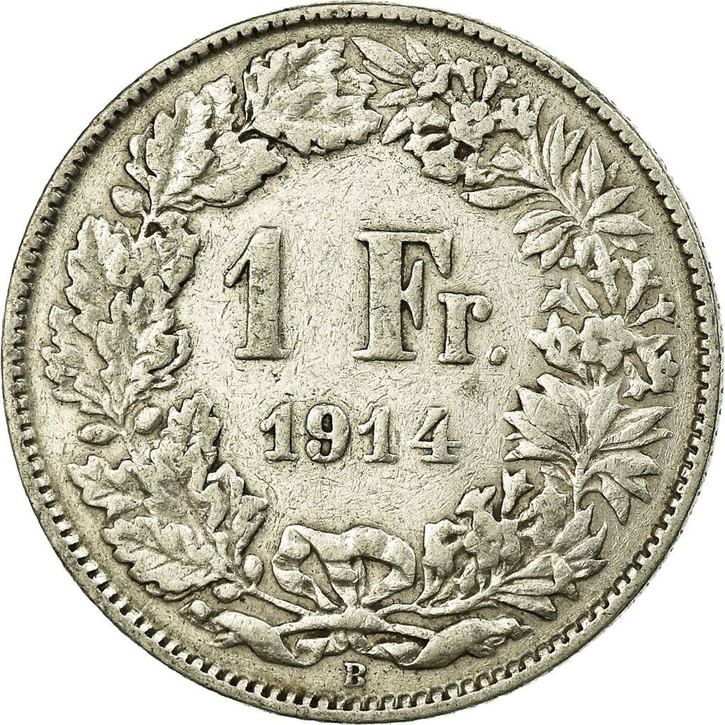 Switzerland Coin Swiss 1 Franc | Helvetia | KM24 | 1875 - 1967