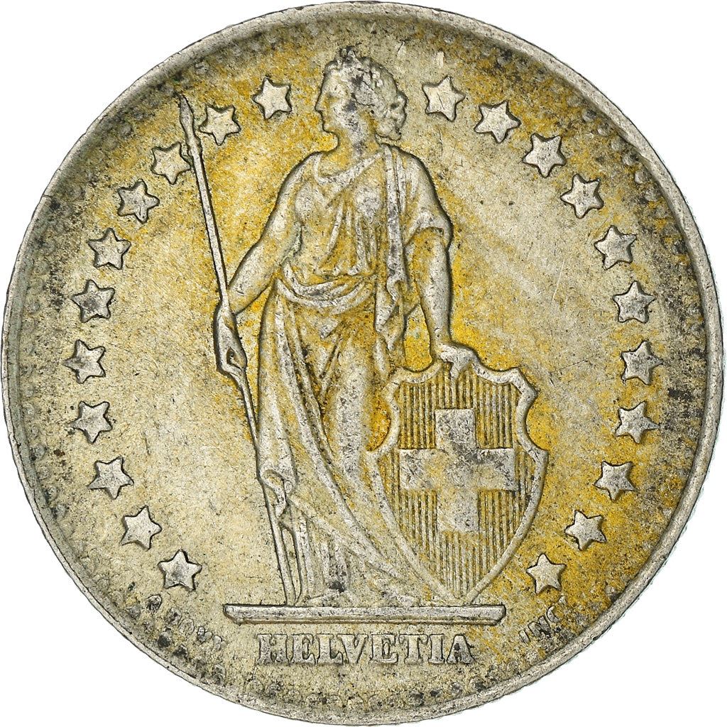 Switzerland Coin Swiss 1 Franc | Helvetia | KM24 | 1875 - 1967