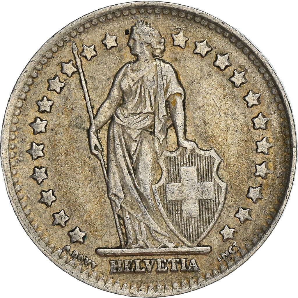 Switzerland Coin Swiss 1 Franc | Helvetia | KM24 | 1875 - 1967