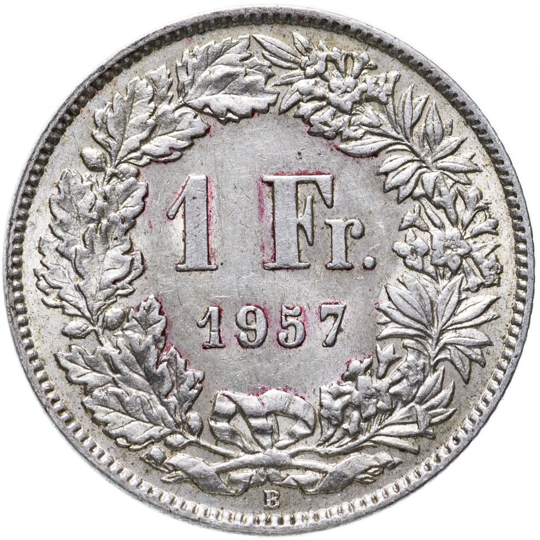 Switzerland Coin Swiss 1 Franc | Helvetia | KM24 | 1875 - 1967