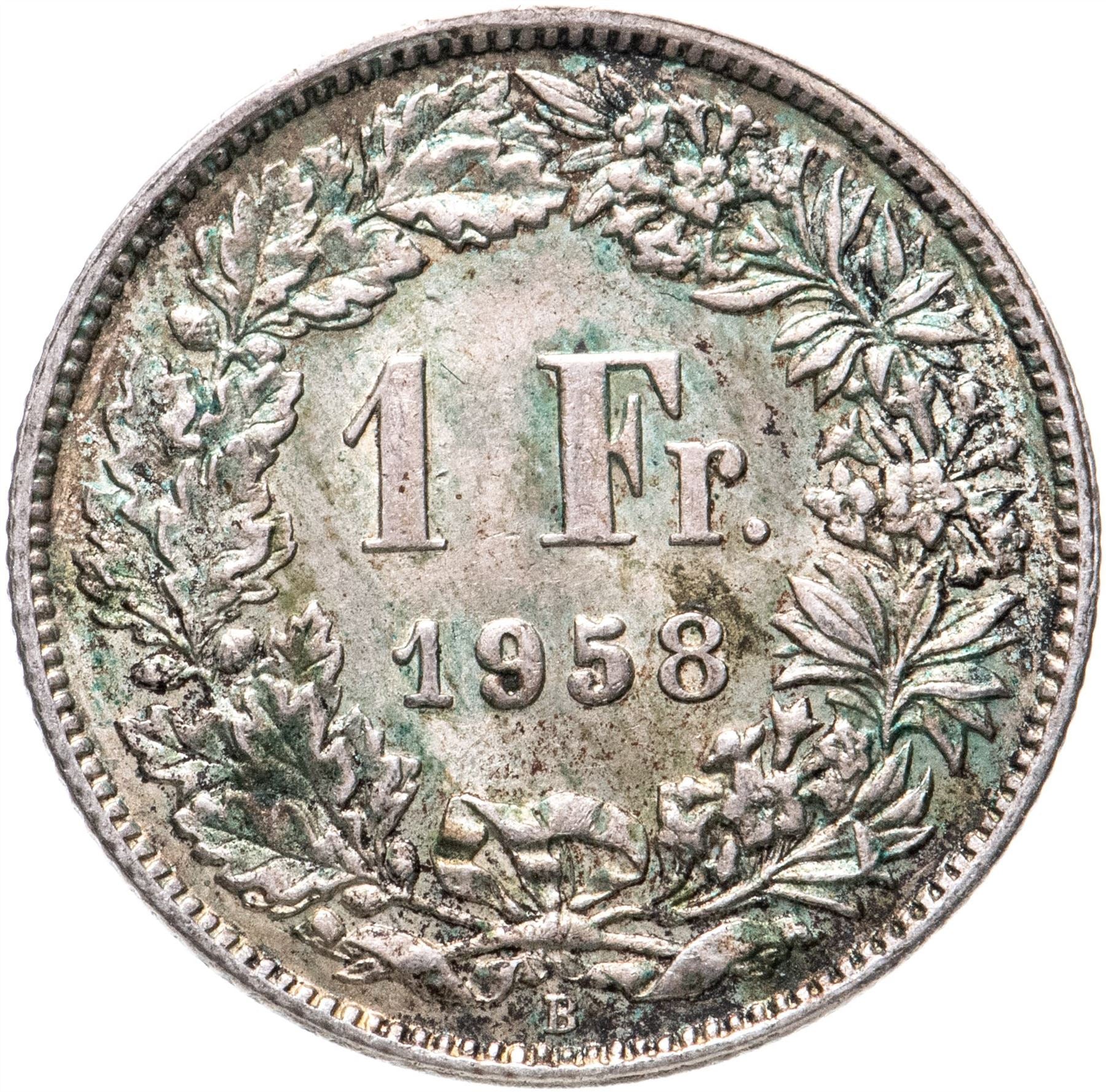 Switzerland Coin Swiss 1 Franc | Helvetia | KM24 | 1875 - 1967