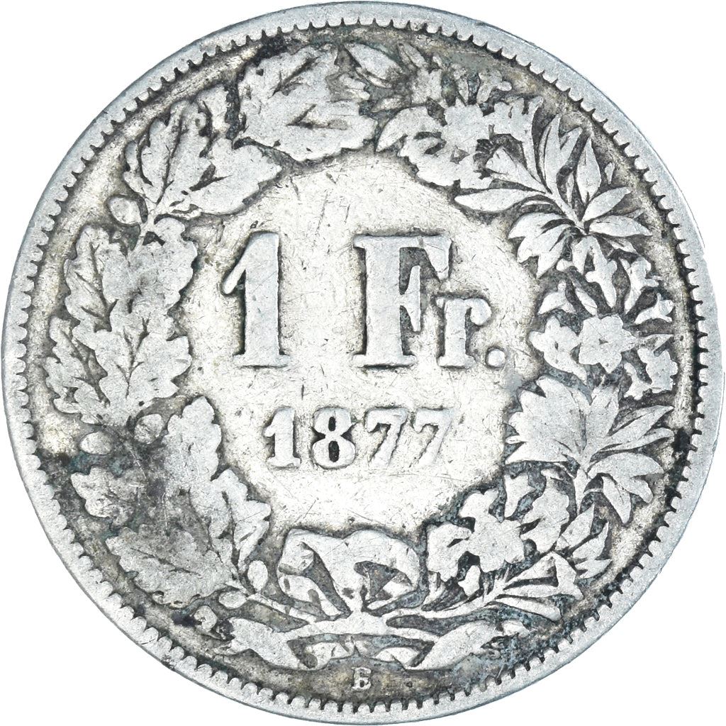 Switzerland Coin Swiss 1 Franc | Helvetia | KM24 | 1875 - 1967