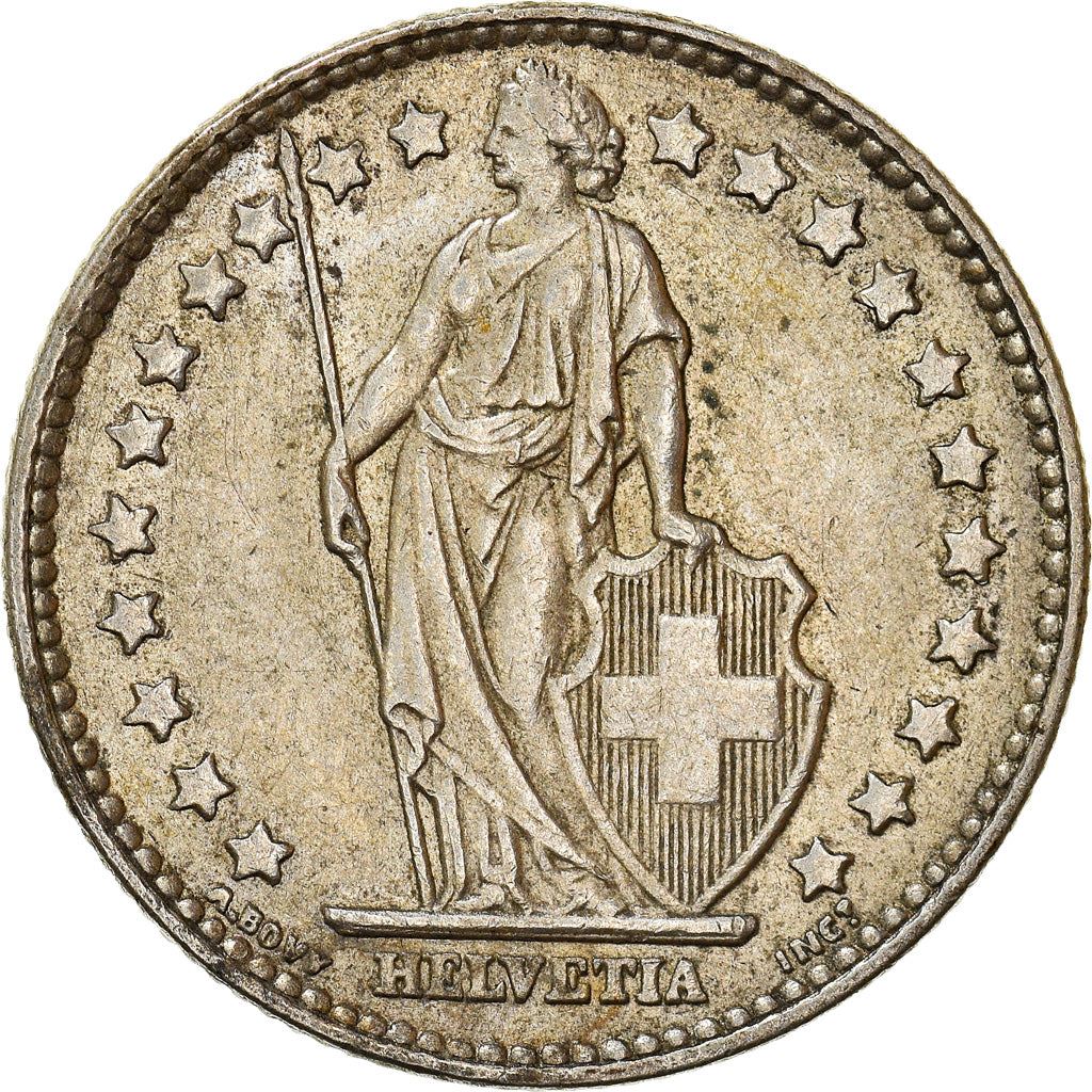 Switzerland Coin Swiss 1 Franc | Helvetia | KM24 | 1875 - 1967