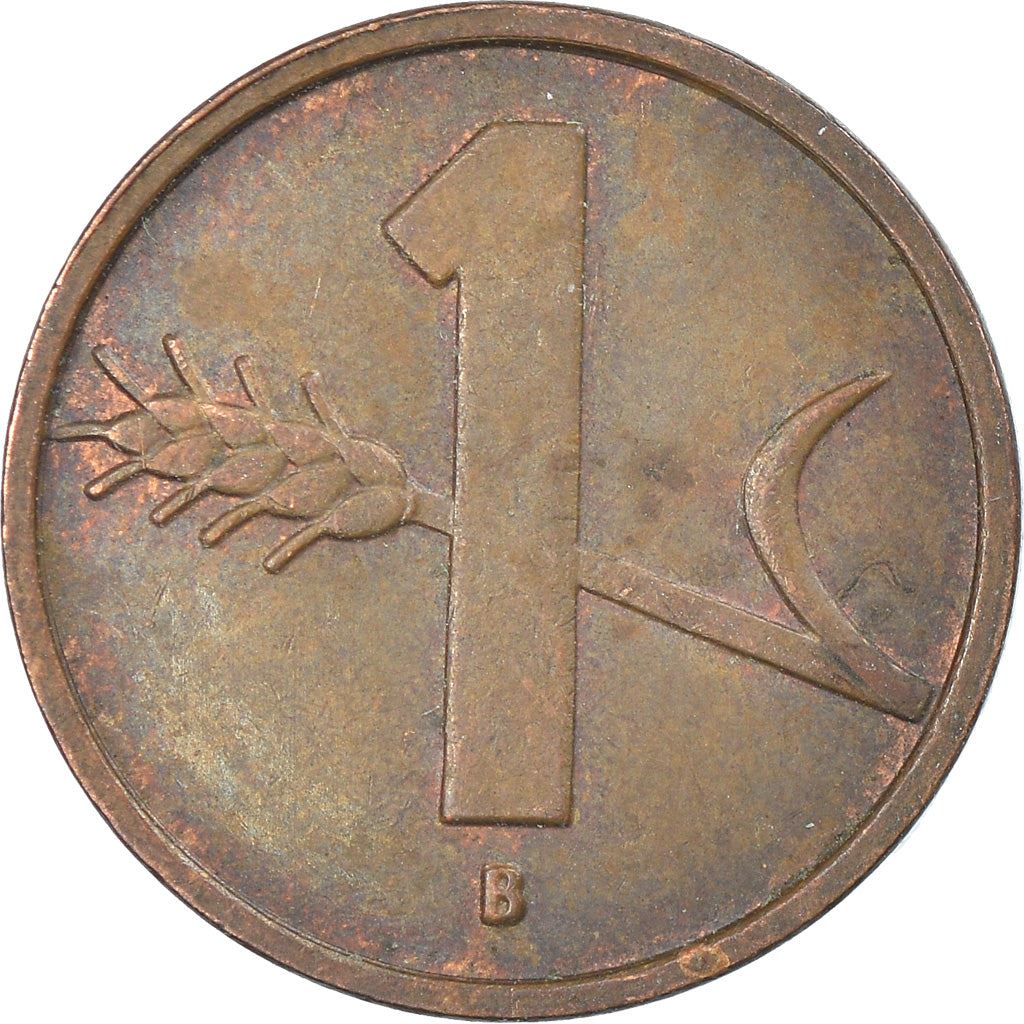 Switzerland Coin Swiss 1 Rappen | Wheat Spike | Swiss Cross | KM46 | 1948 - 2006