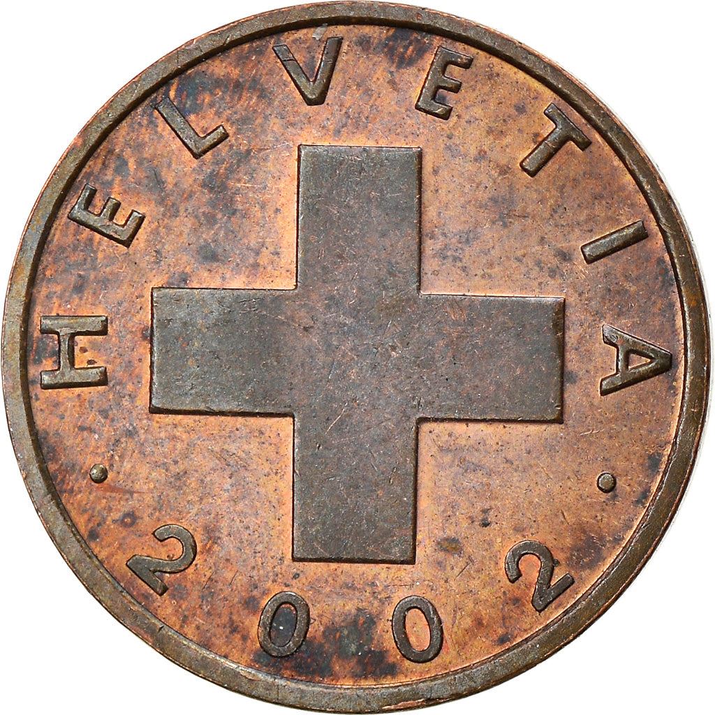 Switzerland Coin Swiss 1 Rappen | Wheat Spike | Swiss Cross | KM46 | 1948 - 2006