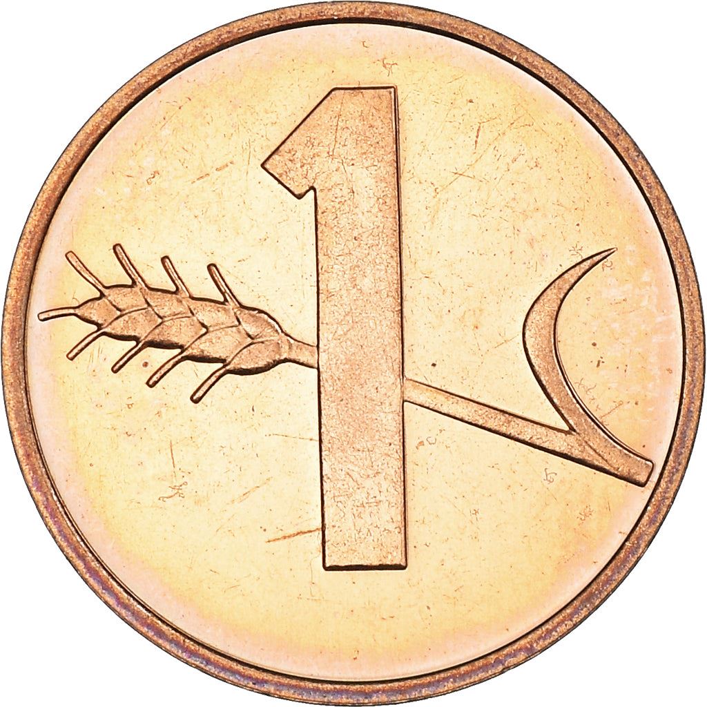 Switzerland Coin Swiss 1 Rappen | Wheat Spike | Swiss Cross | KM46 | 1948 - 2006