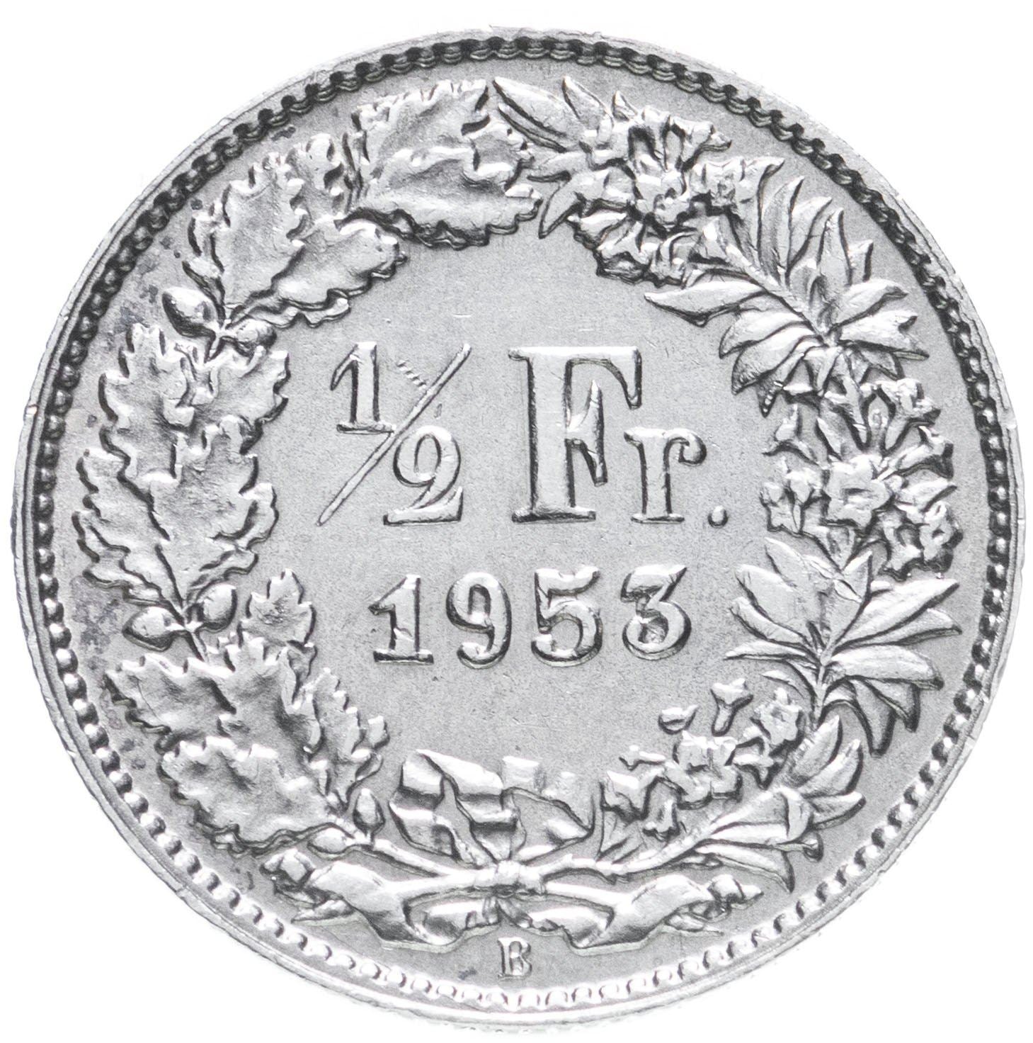 Switzerland Coin Swiss ½ Franc | Helvetia | KM23 | 1875 - 1967