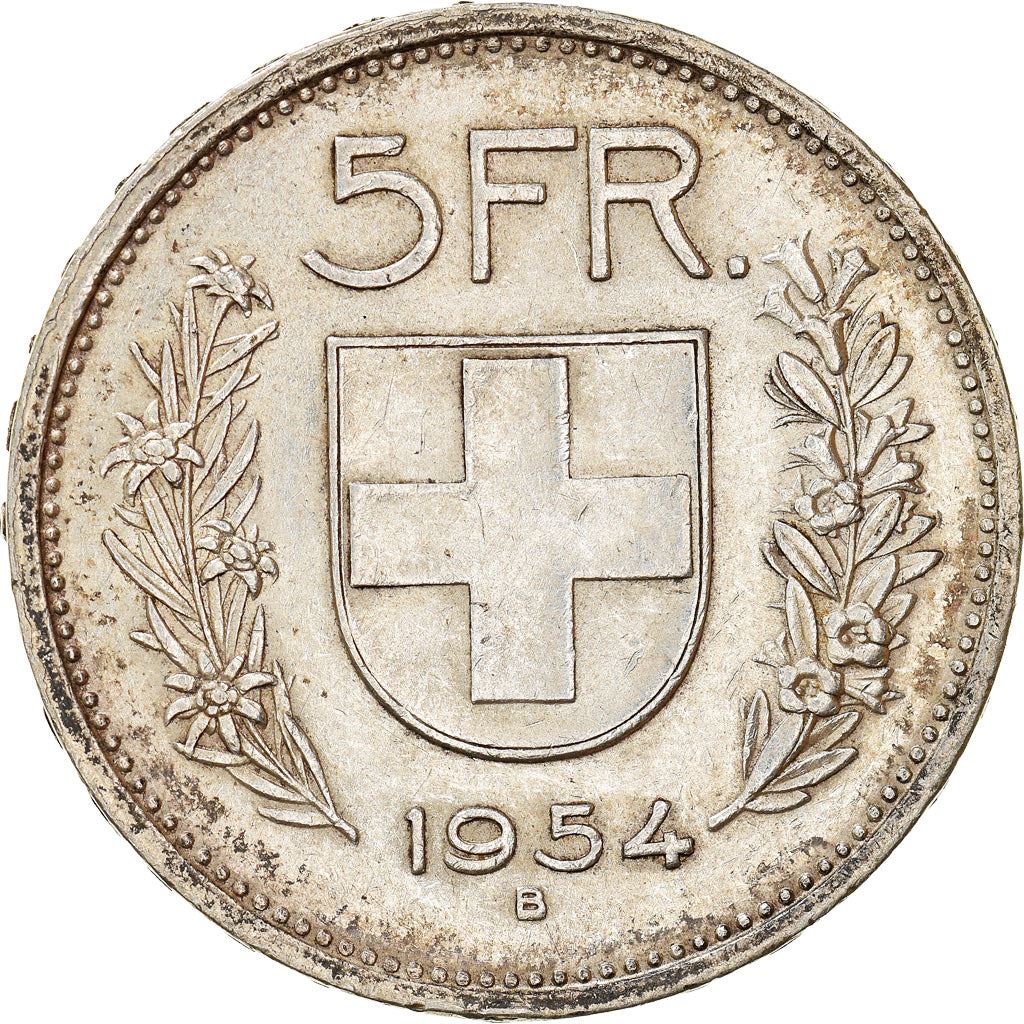 Switzerland Coin Swiss 5 Francs | Composer Paul Burkhard | KM40 | 1931 - 1969