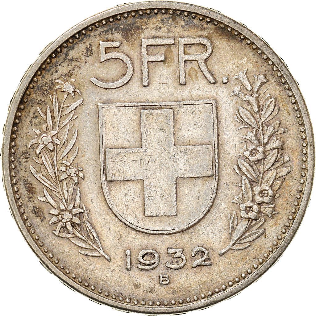 Switzerland Coin Swiss 5 Francs | Composer Paul Burkhard | KM40 | 1931 - 1969