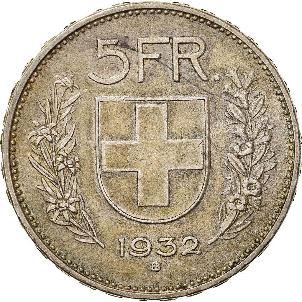 Switzerland Coin Swiss 5 Francs | Composer Paul Burkhard | KM40 | 1931 - 1969