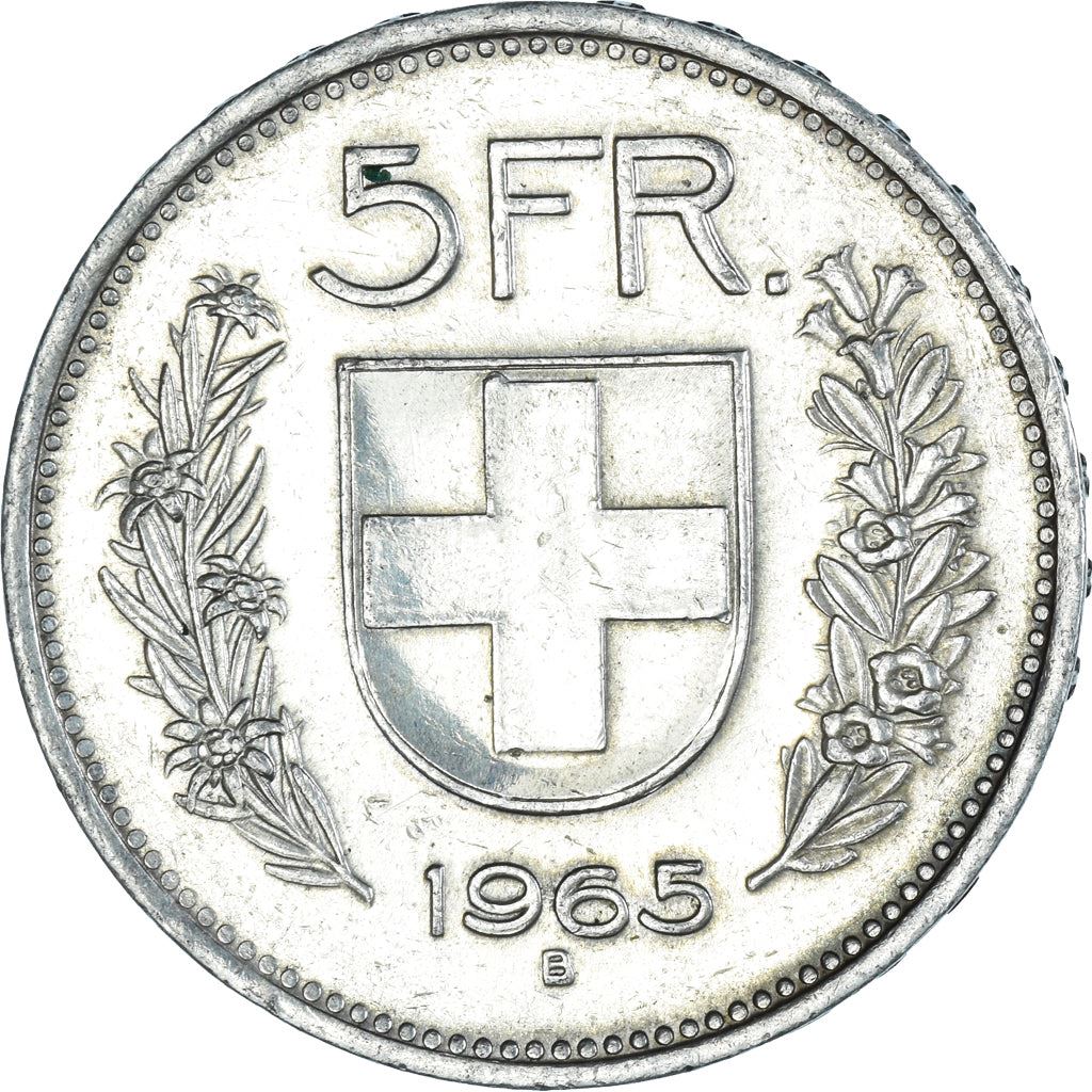 Switzerland Coin Swiss 5 Francs | Composer Paul Burkhard | KM40 | 1931 - 1969