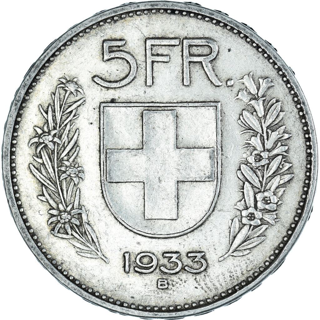 Switzerland Coin Swiss 5 Francs | Composer Paul Burkhard | KM40 | 1931 - 1969