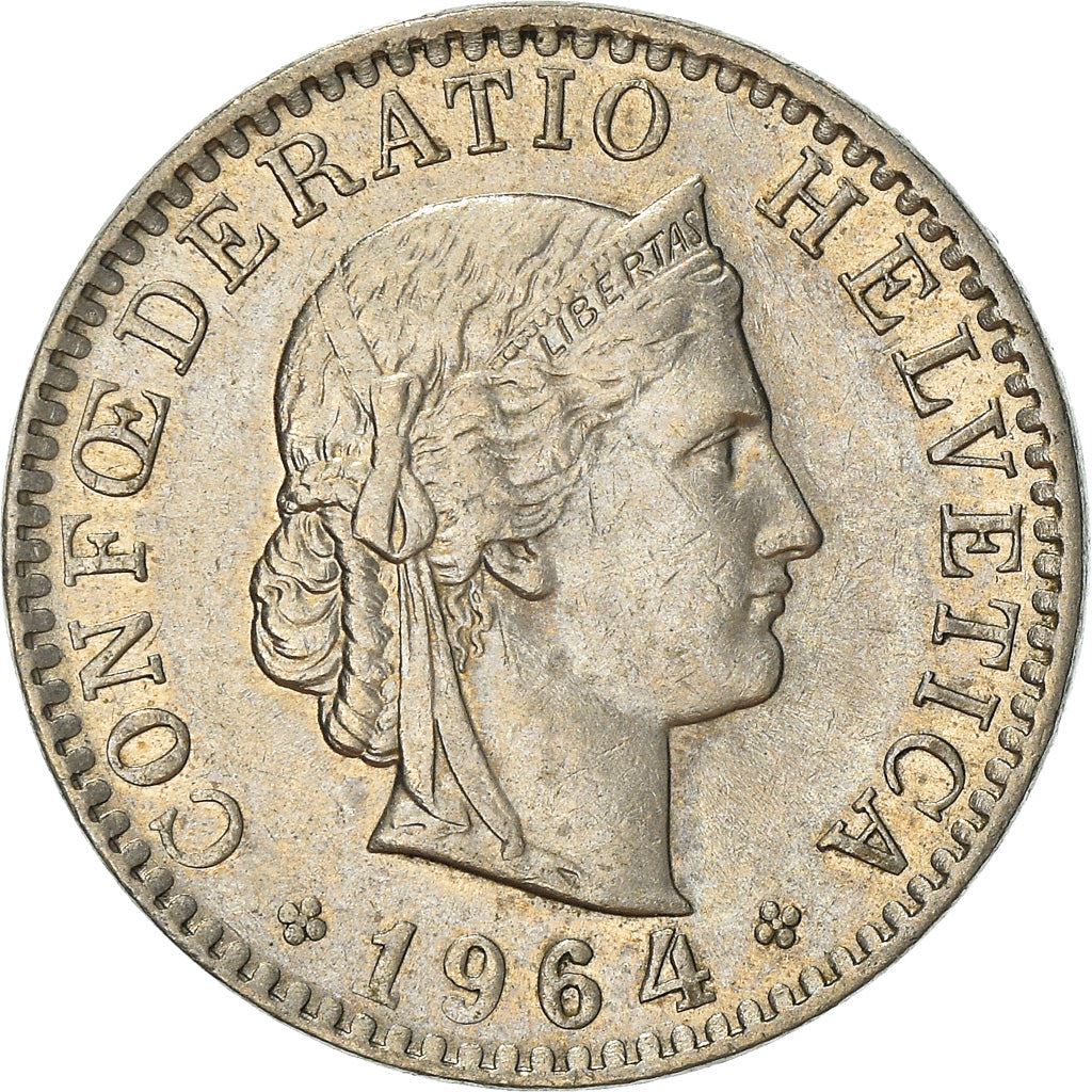 Switzerland | Swiss | 20 Rappen Coin | Goddess of Liberty Libertas | KM29a | 1939 - 2021