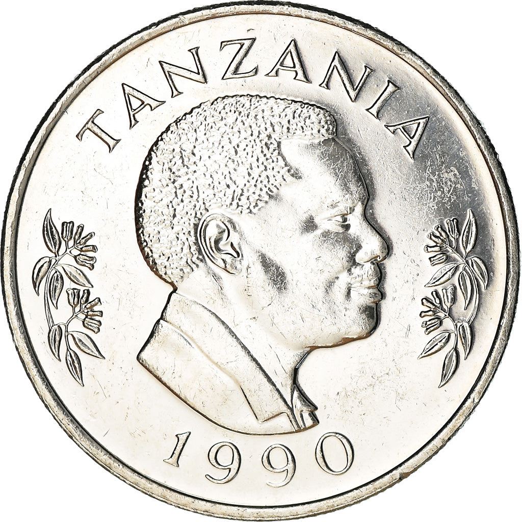 Tanzania | 1 Shilingi Coin | Torch | Km:22 | 1987 - 1992