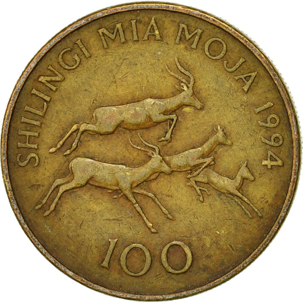 Tanzania | 100 Shilingi Coin | Impala | Km:32 | 1993 - 2015