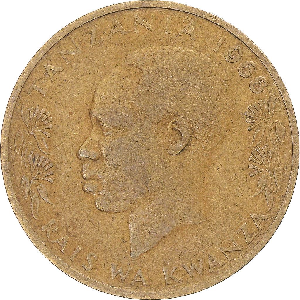 Tanzania | 20 Senti Coin | Ostrich | Km:2 | 1966 - 1984