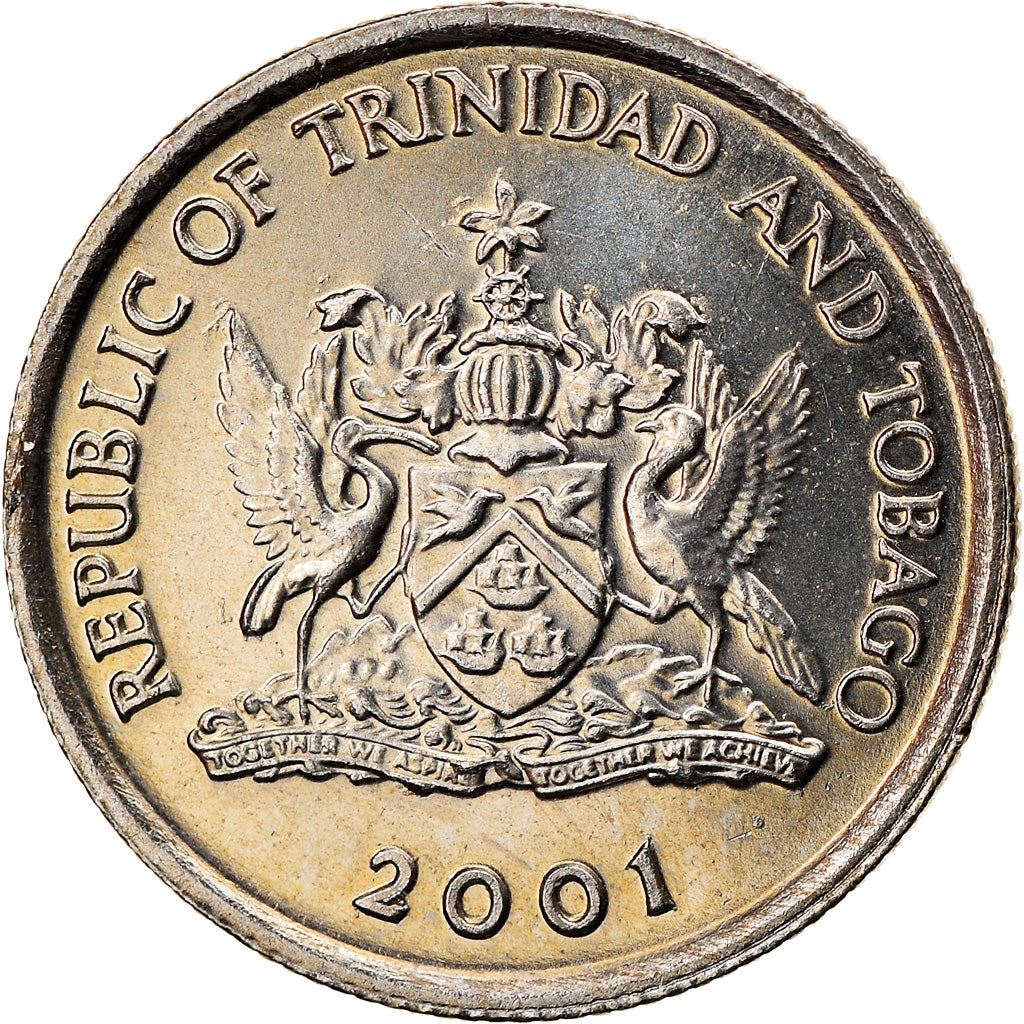 Trinidad and Tobago 10 Cents Coin | Flaming Hibiscus | KM31 | 1976 - 2017