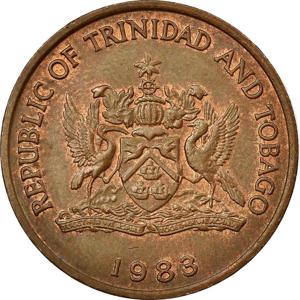 Trinidad and Tobago 5 Cents Coin | Greater Bird of Paradise | KM30 | 1976 - 2017