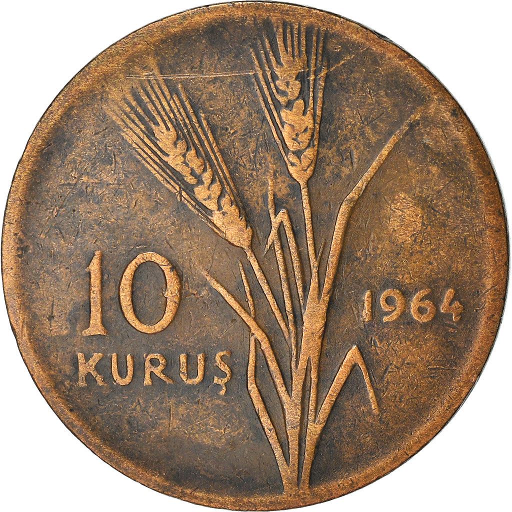 Turkey | 10 Kuruş Coin | KM891.2 | 1958 - 1968