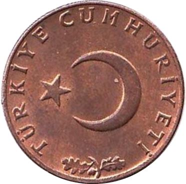 Turkey | 10 Kurus Coin | KM891.3 | 1974