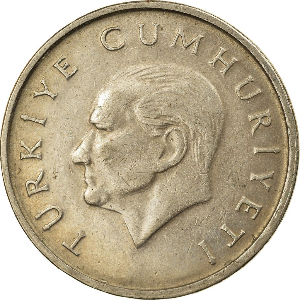 Turkey | 25.000 Lira Coin | Rose | Mustafa Kemal Atatürk | Km:1041 | 1995 - 2000