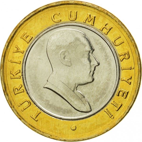 Turkey | 50 New Kurus Coin | Mustafa Kemal Atatürk | Km:1168 | 2005 - 2008