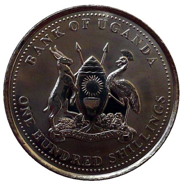 Uganda | 100 Shillings Coin | African Bull | KM67 | 1998 - 2008