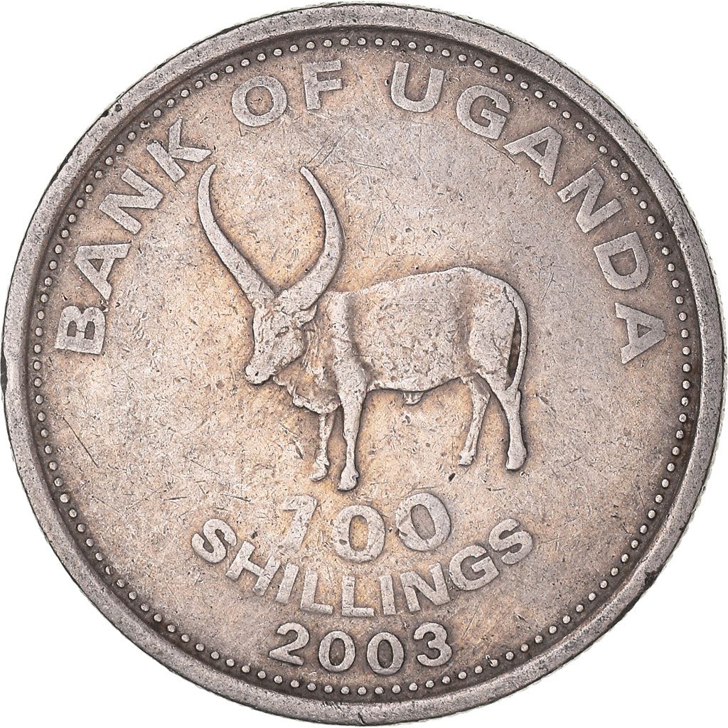 Uganda | 100 Shillings Coin | African Bull | KM67 | 1998 - 2008