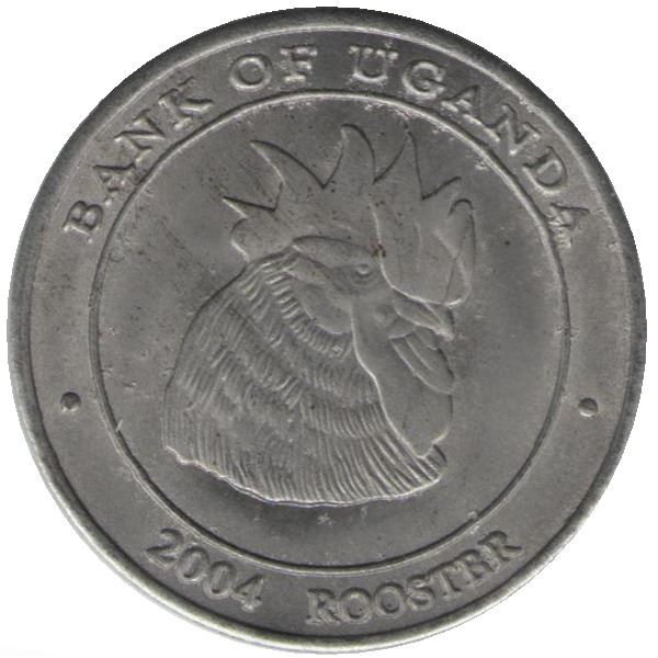 Uganda | 100 Shillings Coin | Rooster | KM197 | 2004