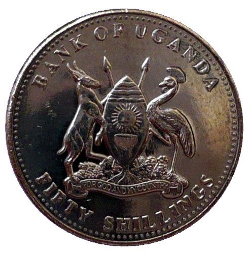 Uganda | 50 Shillings Coin | KM66 | 1998 - 2015