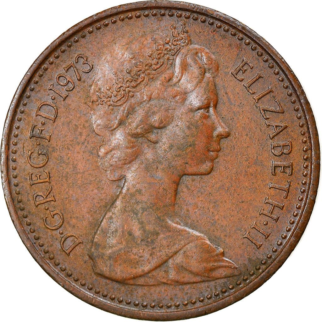 United Kingdom 1 New Penny - Elizabeth II 2nd portrait | Coin KM915 1971 - 1981