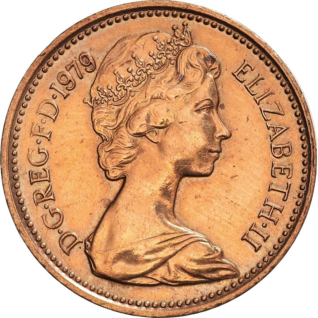 United Kingdom 1 New Penny - Elizabeth II 2nd portrait | Coin KM915 1971 - 1981