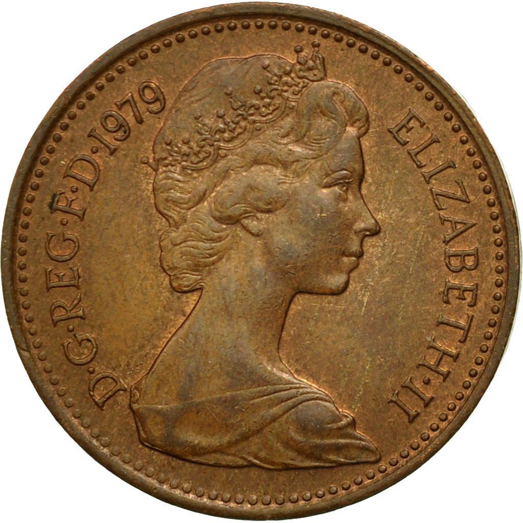 United Kingdom 1 New Penny - Elizabeth II 2nd portrait | Coin KM915 1971 - 1981