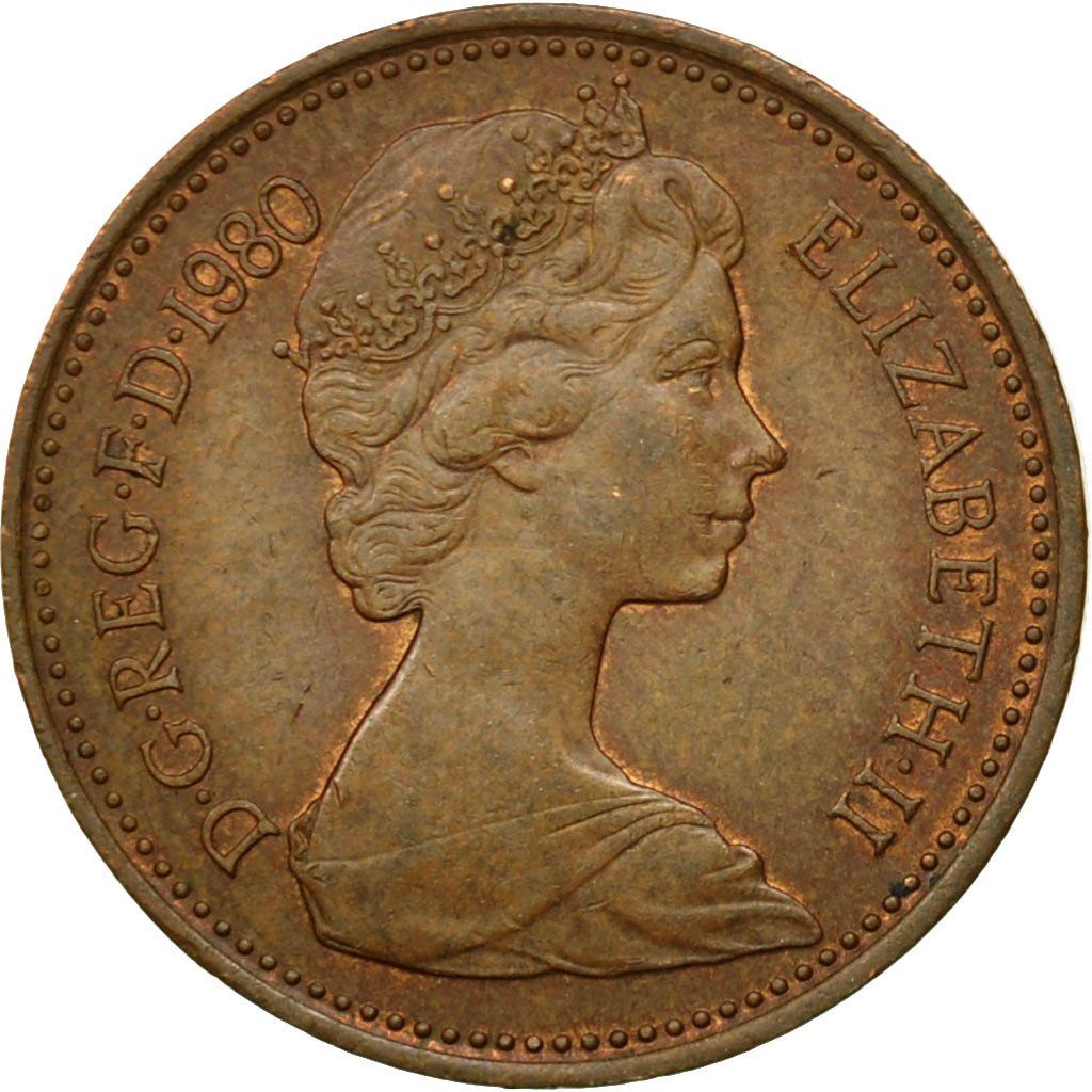 United Kingdom 1 New Penny - Elizabeth II 2nd portrait | Coin KM915 1971 - 1981