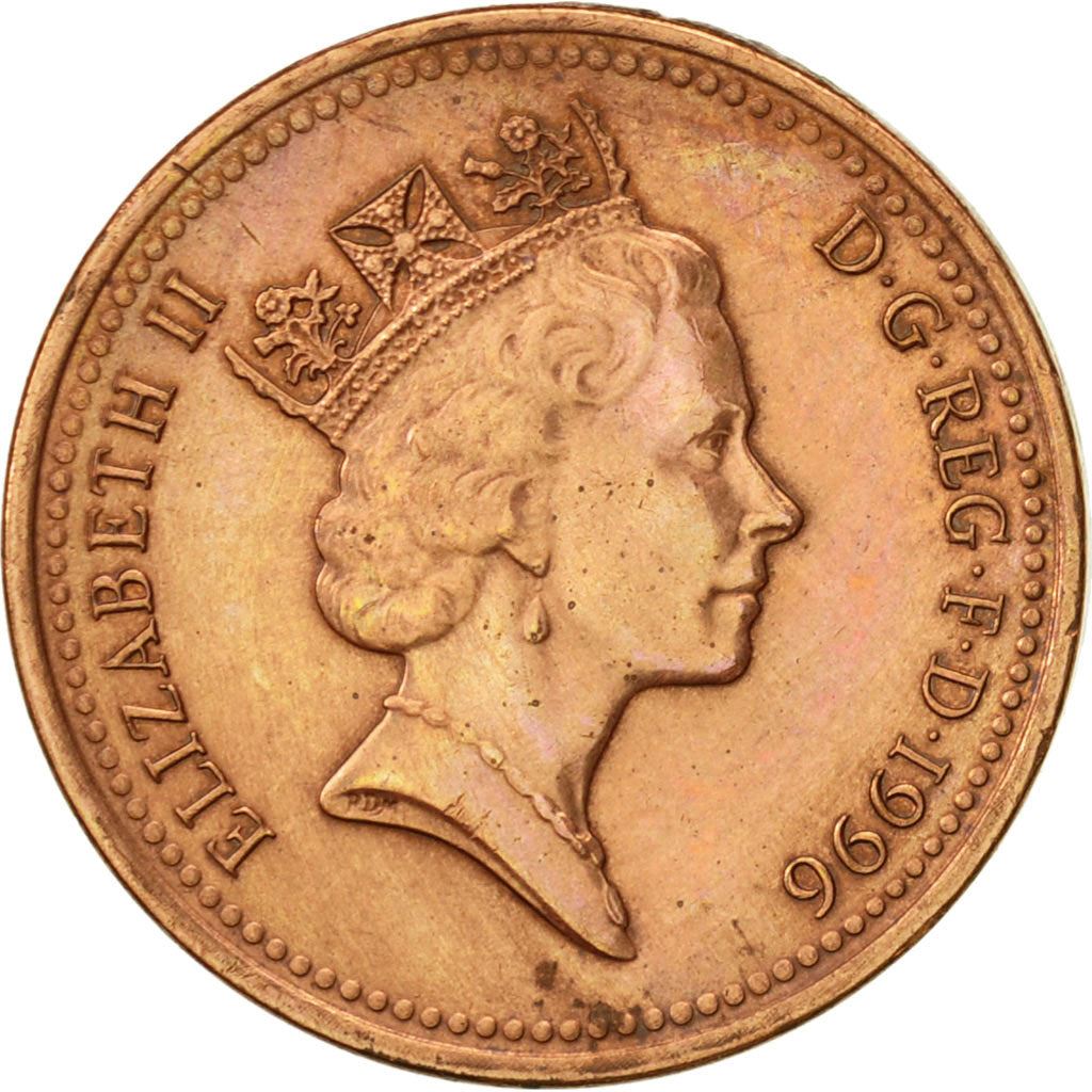 United Kingdom 1 Penny - Elizabeth II 3rd portrait | magnetic | Coin KM935a 1992 - 1997