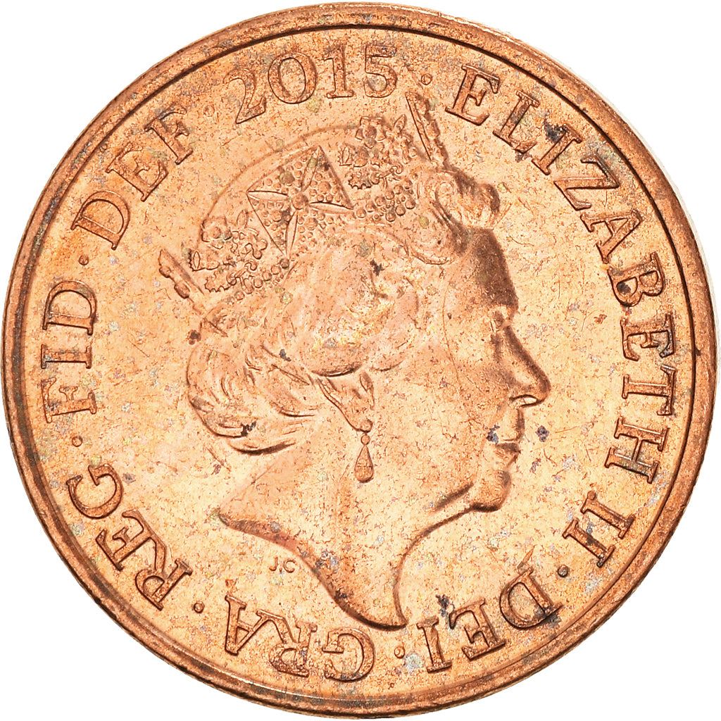 United Kingdom 1 Penny - Elizabeth II 4th portrait | Royal Shield | Coin KM1107 2008 - 2015