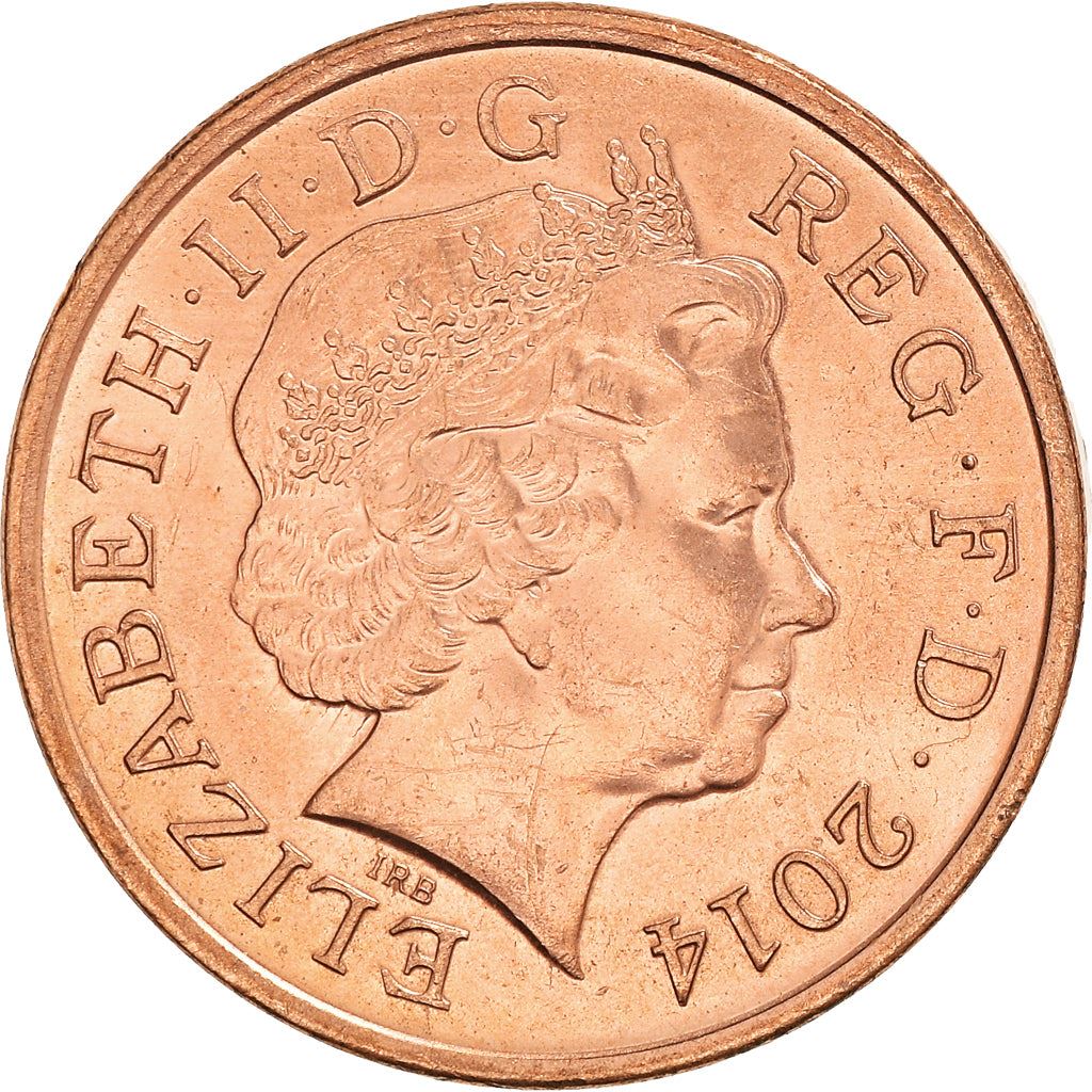 United Kingdom 1 Penny - Elizabeth II 4th portrait | Royal Shield | Coin KM1107 2008 - 2015