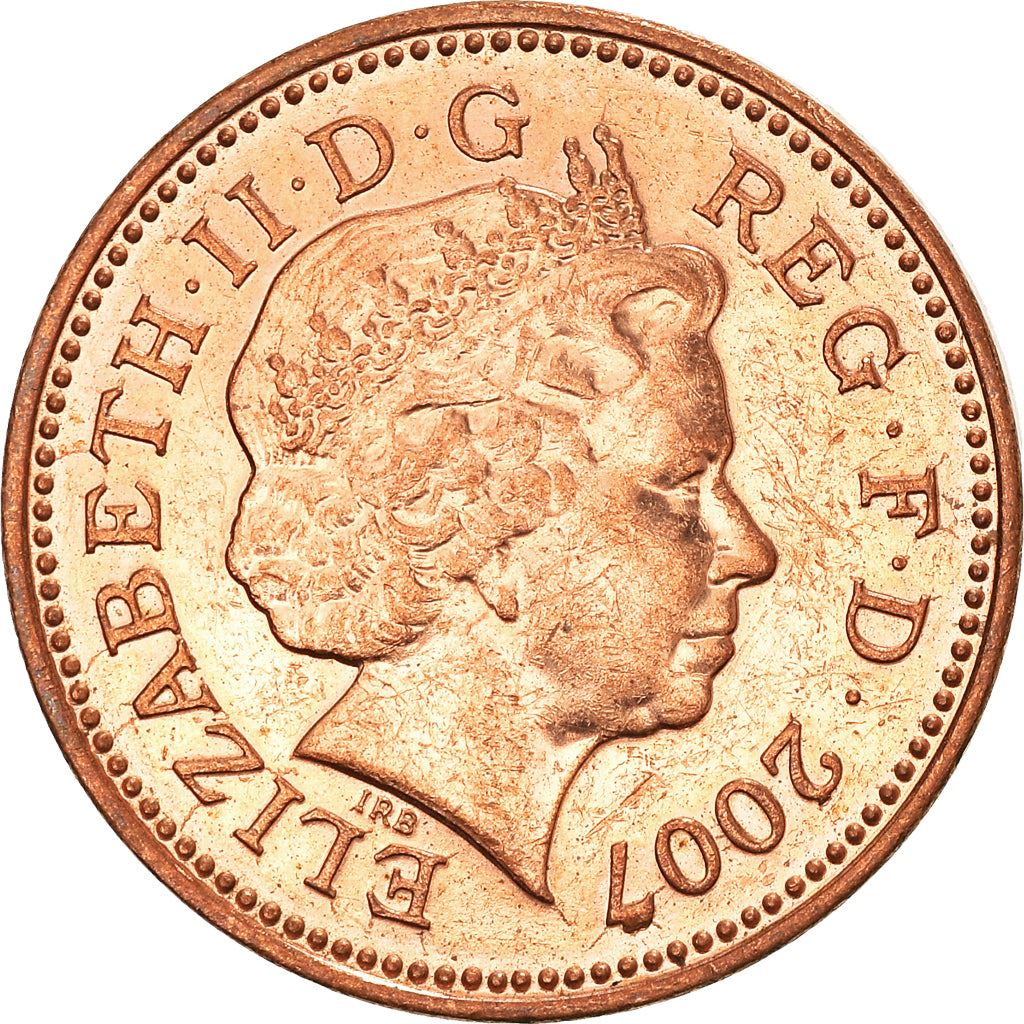 United Kingdom 1 Penny - Elizabeth II 4th portrait | magnetic | Coin KM986 1998 - 2008