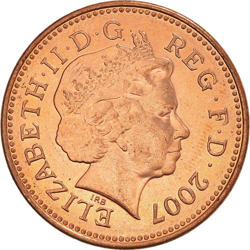 United Kingdom 1 Penny - Elizabeth II 4th portrait | magnetic | Coin KM986 1998 - 2008