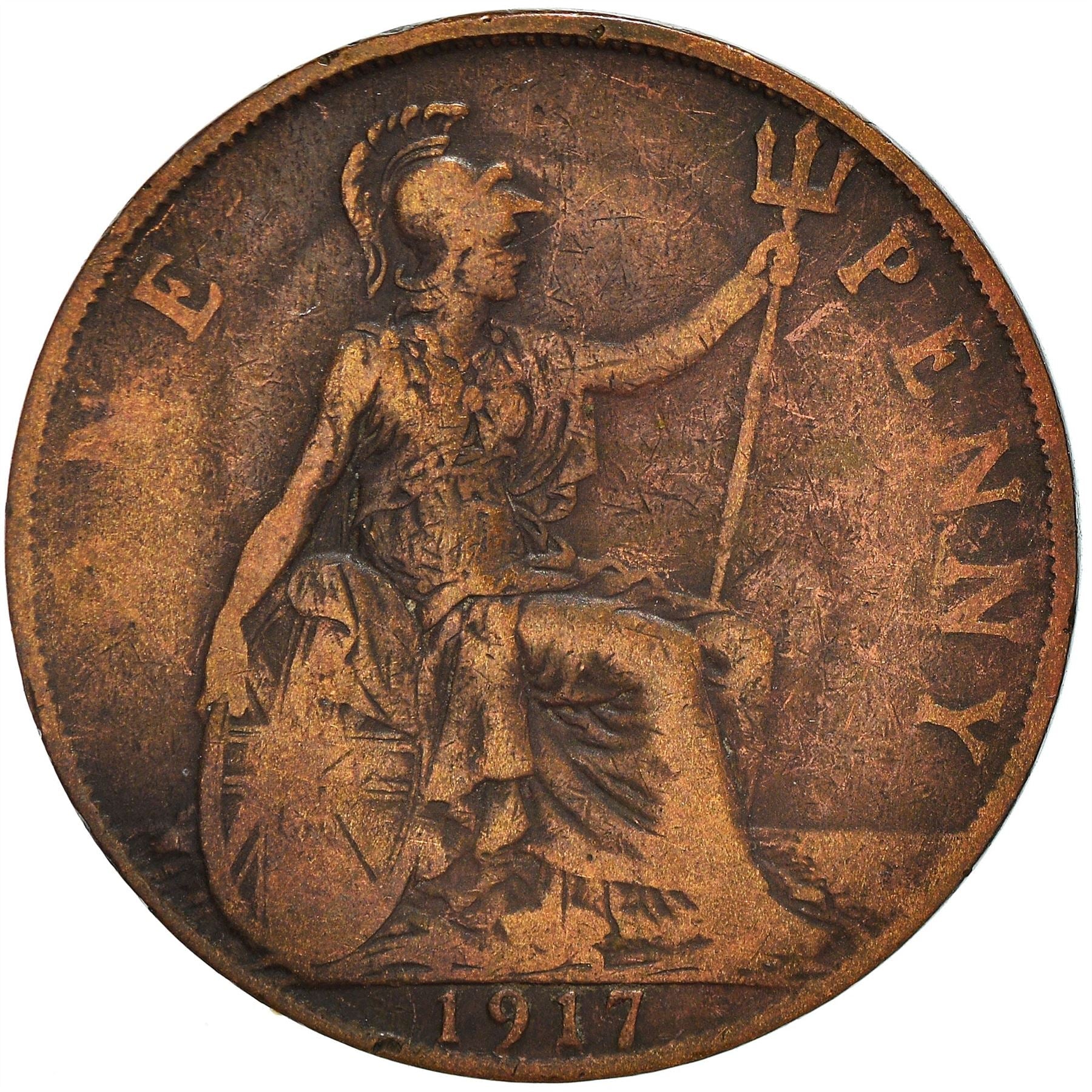 United Kingdom 1 Penny - George V | Coin KM810 1911 - 1926