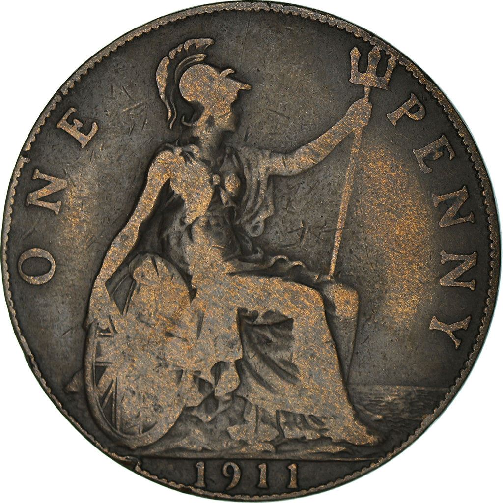 United Kingdom 1 Penny - George V | Coin KM810 1911 - 1926